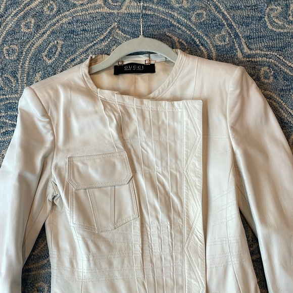 Gucci by Tom Ford 2004 paneled leather jacket - Picture 4 of 17